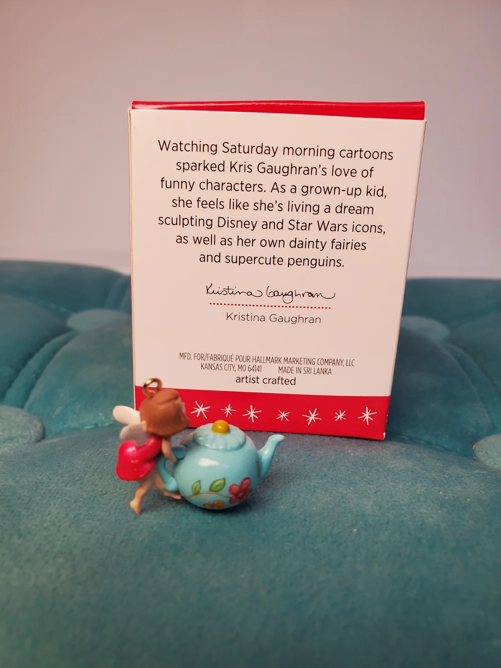 Hallmark Keepsake 2016 A Spot of Tea Miniature Ornament QXM8574